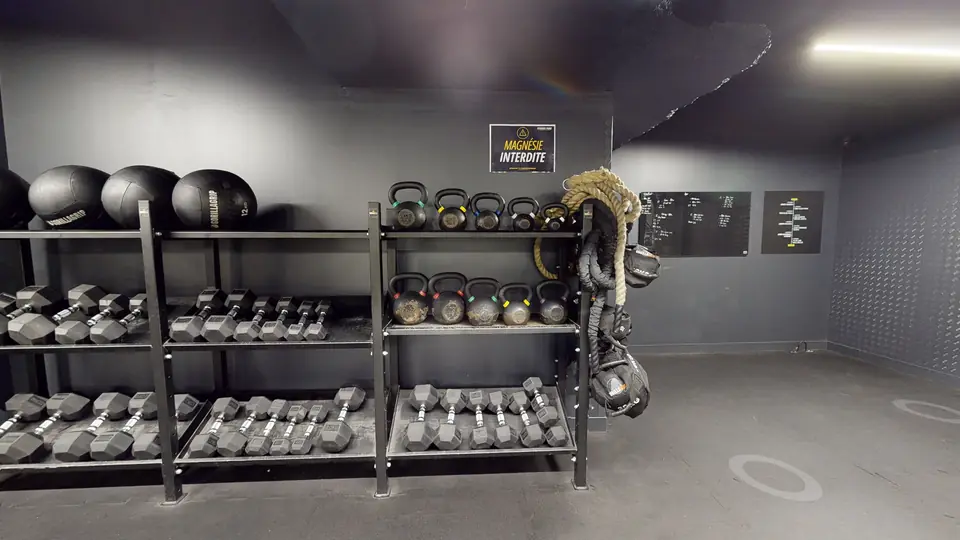 Kettlebells, machine disponible au Fitness Park Amiens Centre-Ville
